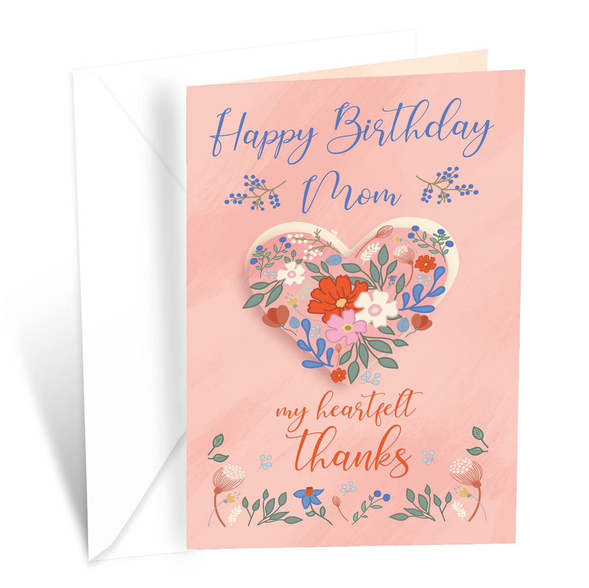 Prime Greetings Friend Birthday Card, Made in America, Eco-Friendly, Thick Card Stock with Premium Envelope 5in x 7.75in, Packaged in Protective Mailer