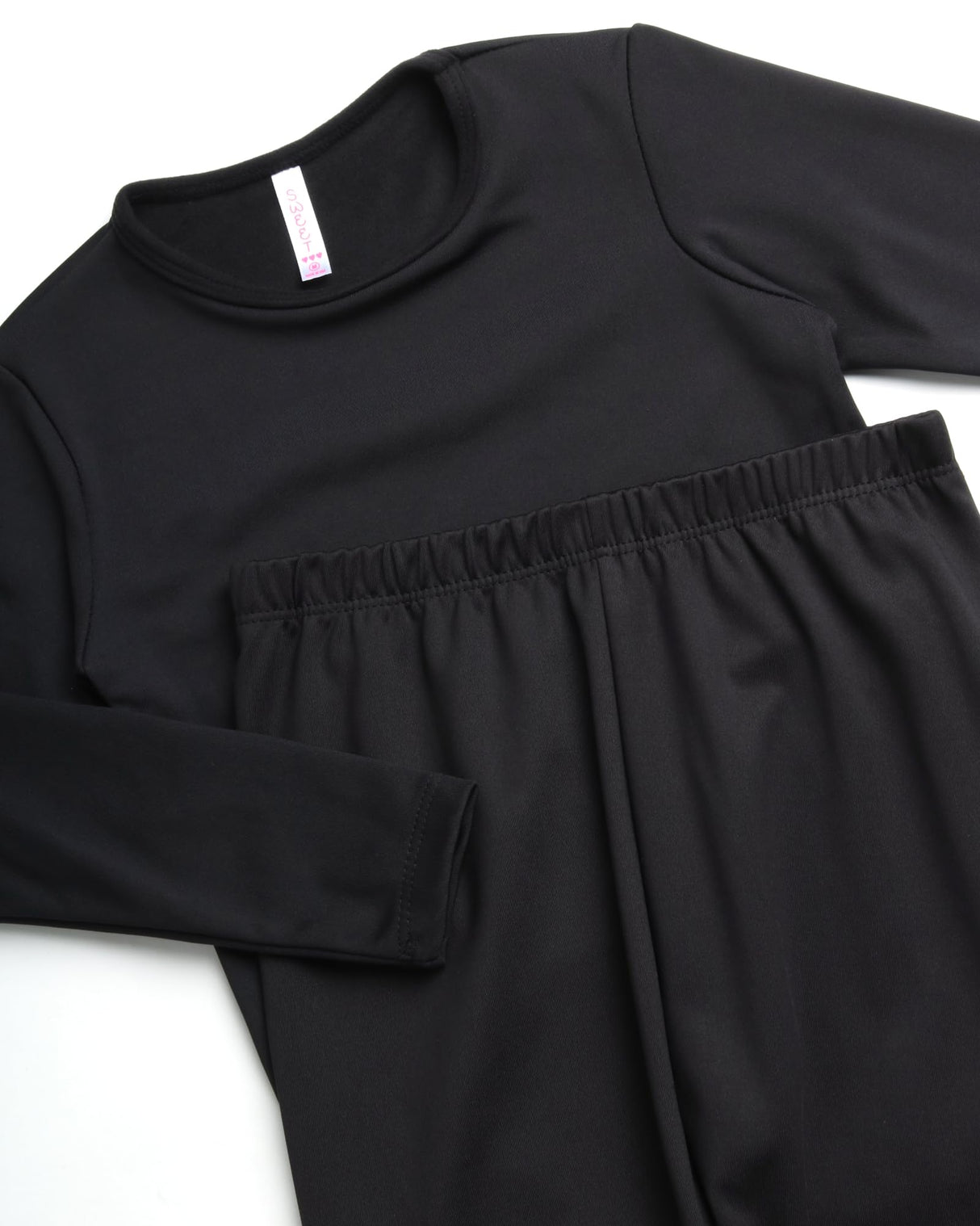 Sweet Hearts Thermal Underwear Set – 2 Piece Fleece Lined Top and Long Johns - Performance Base Layer Set: Made in USA