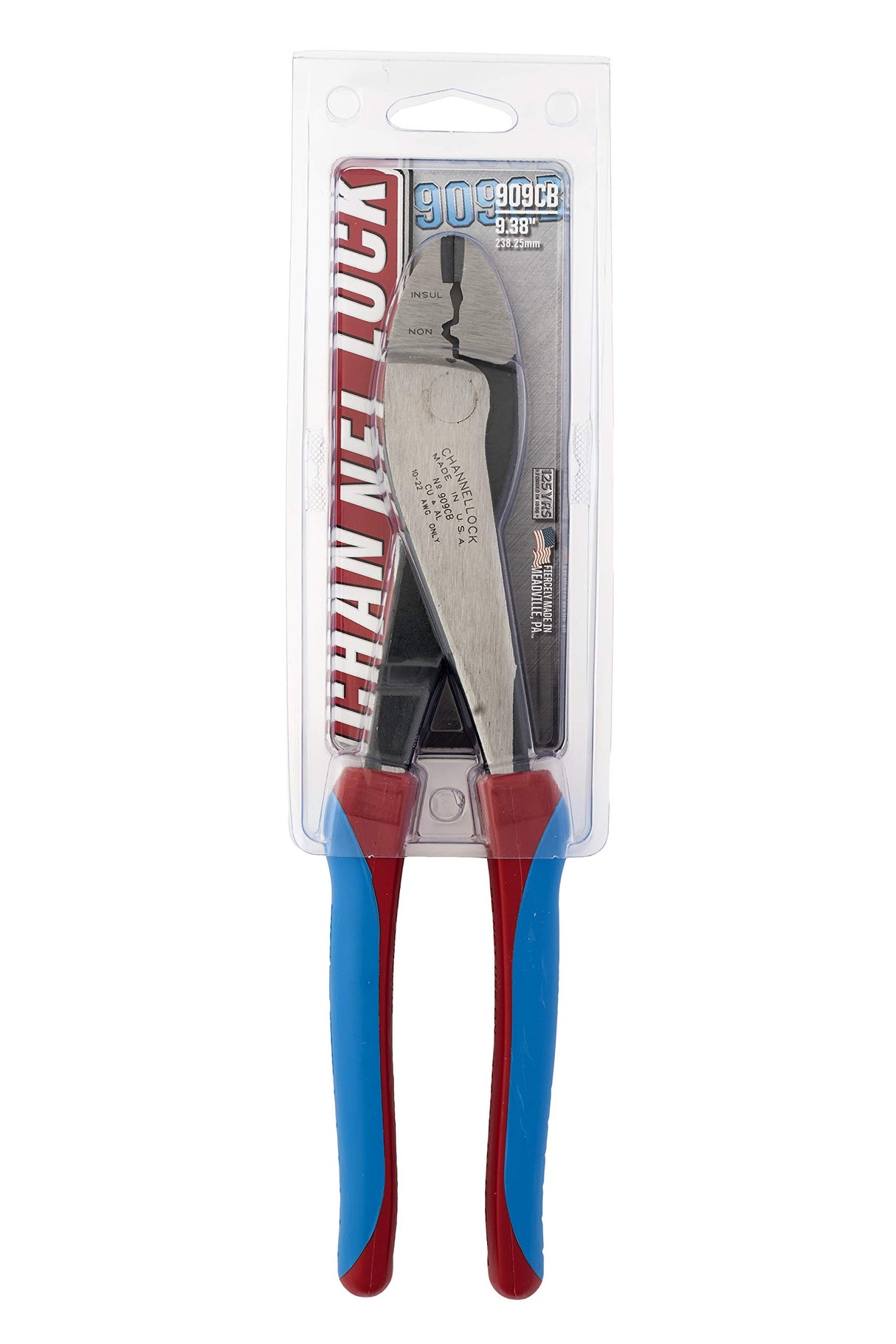 Channellock 358CB 8-Inch End Cutting Plier with Code Blue Comfort Grips