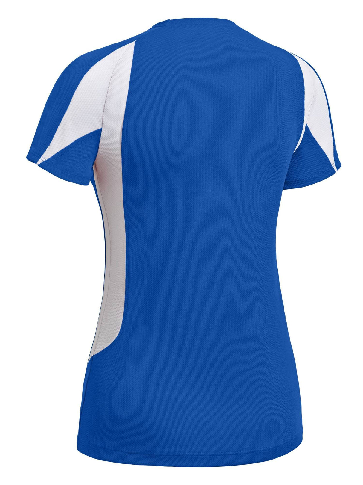 Expert Brand USA-Made Women's Oxymesh Dry Fit Color Blocked Athletic T-Shirt