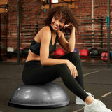 Bosu Pro Multi Functional Home Gym Full Body Balance Strength Trainer Ball Equipment with Guided Workouts and Pump