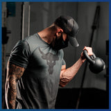 POWDERCOATED Kettlebell [Weight 35lb, 16kg] Kettlebells For Men and Women with Wide Grip Handle – Kettle bell Core Fitness, Home Gym, Strength Training, Fitness Equipment, Muscle Building