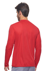 Expert Brand USA-Made Men's Drimax Long-Sleeve Active Shirt for Training Gym Hiking Workout