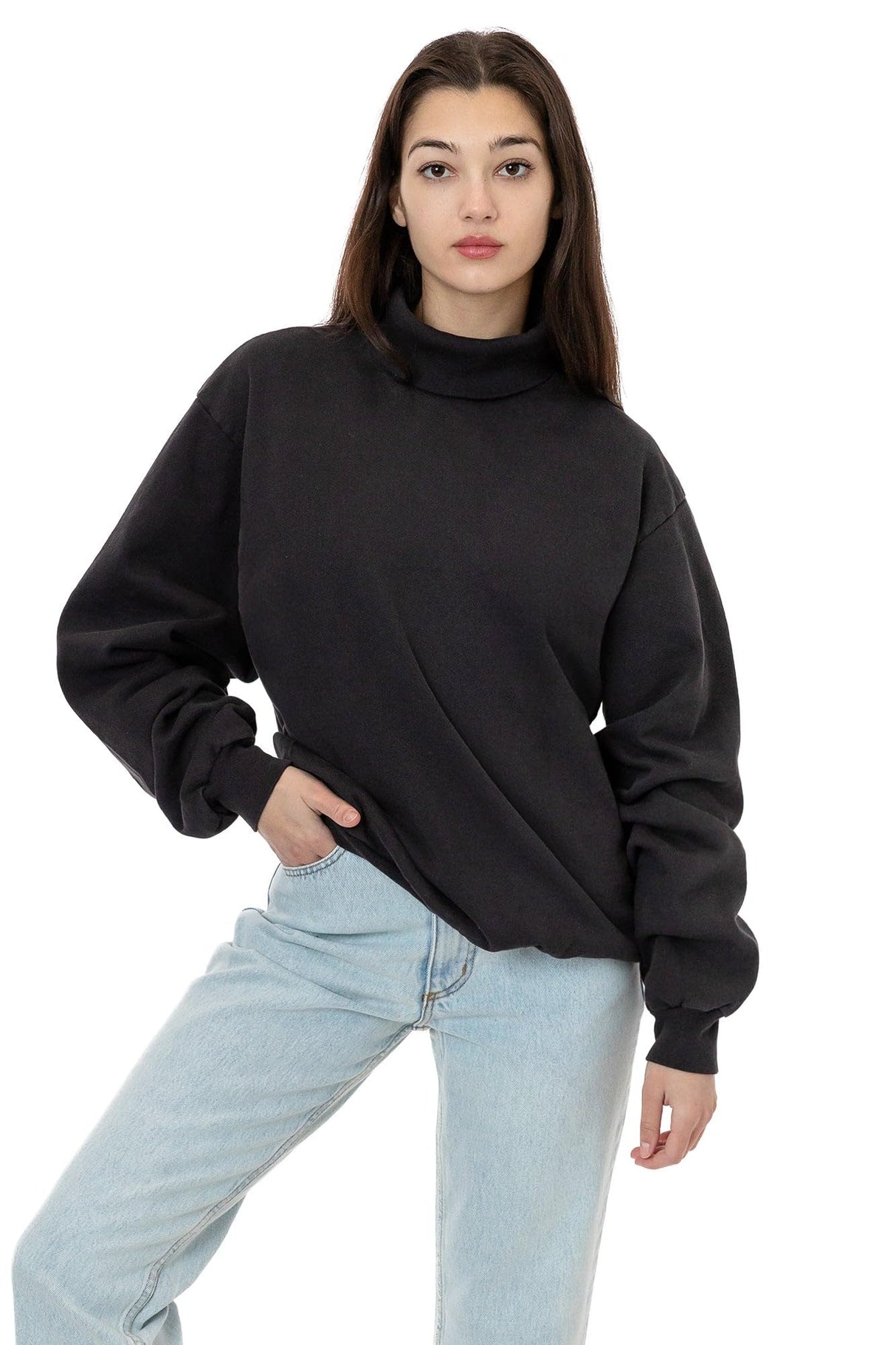 Heavy Fleece Turtleneck (Garment Dye)