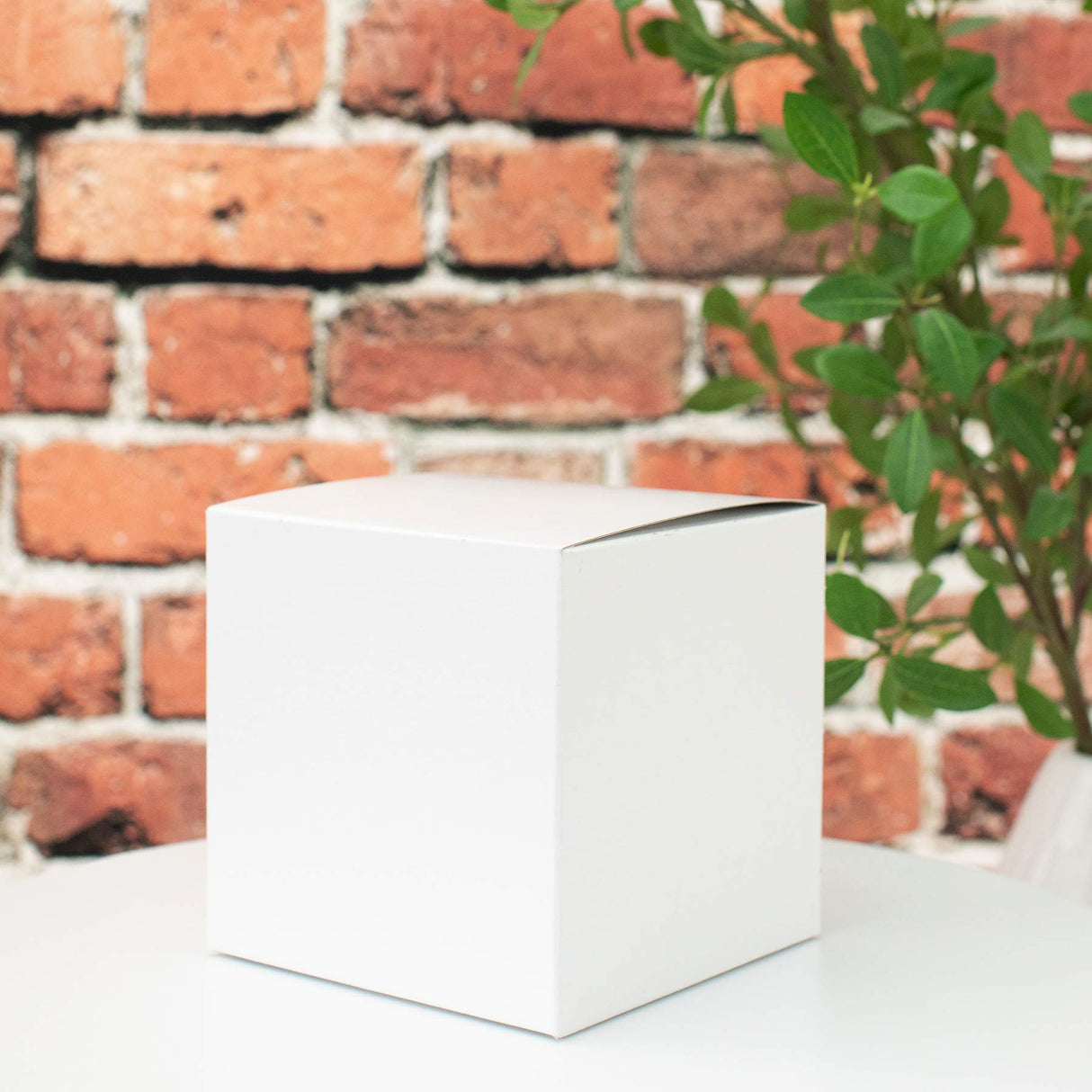 Made in USA 10-Count Recycled Brown Kraft Gift Boxes (5" X 5" X 3") with Tuck Lids for Weddings, Crafting and Baking Packaging Needs