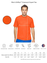 Expert Brand USA-Made Men's Drimax Dry Fit Hi Vis Athletic T-Shirt