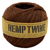 Bean Products Hemp Twine - High Tensile Strength and Durable - Made with 100% Hemp - Perfect for Jewelry, Arts & Crafts, Decoration, Cooking - 0.5MM, 50G/328 Ft. - 8 lb. Test Strength - Natural