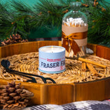 Santa's Naturals Fraser Fir Christmas Candle (9oz) | Authentic Pine Scent | Christmas Gift | Burns 30+ Hours | Made in USA | Soy and Beeswax Blend with Essential Oils | Holiday Candle