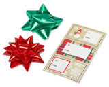 American Greetings 120 sq. ft. Christmas Wrapping Paper Set, Tan, Plaid, Snowman and Christmas Text (4 Rolls 30 in. x 12 ft., 7 Bows, 30 Gift Tags)