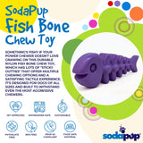 SodaPup Hot Dog – Durable Dog Chew Toy Made in USA from Non-Toxic, Pet Safe, Food Safe Nylon Material for Mental Stimulation, Clean Teeth, Fresh Breath, Problem Chewing, Calming Nerves, & More