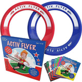 Activ Life Kid’s Flying Rings [2 Pack] They Fly Straight & Don’t Hurt! 80% Lighter Than Standard Frisbees - Replace Screen Time with Healthy Family Fun - Get Outside & Play! Proudly Made in The USA