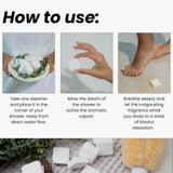 Aromatherapy Shower Steamer Pack - Made in USA for Stress Relief, Sports Recovery, Wellness Gifts for Women & Men, Dorm Room Gifts, Essential Oils for Relaxation