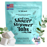 Aromatherapy Shower Steamer Pack - Made in USA for Stress Relief, Sports Recovery, Wellness Gifts for Women & Men, Dorm Room Gifts, Essential Oils for Relaxation