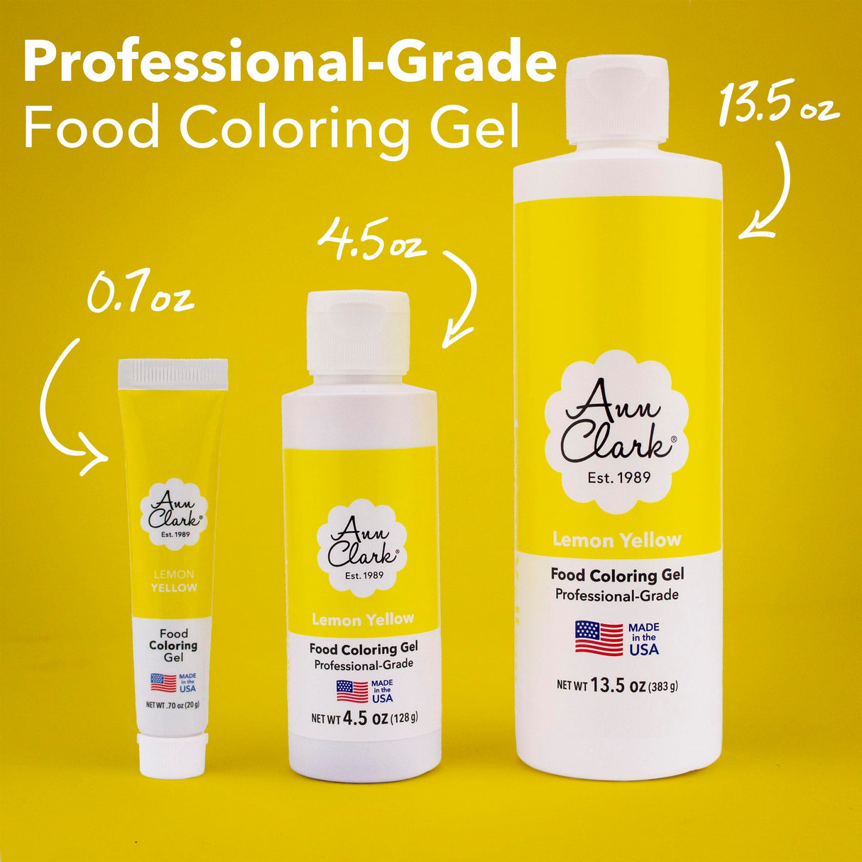 Ann Clark Super Red Food Coloring Gel Large 4.5 oz Professional Grade Made in USA