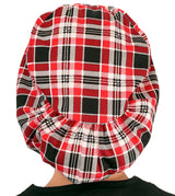 Sparkling EARTH Riley Medical Scrub Caps with Flat Front and Roomy Back - Adjustable Cord Lock Closure - Made in The USA!