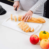 Plastic Cutting Boards for Kitchen, Made in USA, Set of 2, Large 15.5"x10" and Small 11.5"x6", BPA and Phthalate Free, Meets USDA-NSF-FDA Standards, Commercial 1/2" Thick HDPE Plastic, Dishwasher Safe