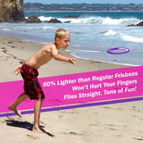 Activ Life Kid’s Flying Rings [2 Pack] They Fly Straight & Don’t Hurt! 80% Lighter Than Standard Frisbees - Replace Screen Time with Healthy Family Fun - Get Outside & Play! Proudly Made in The USA