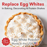 Ann Clark All Natural 100% Egg White Powder Made in USA, 1 lb
