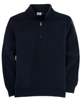Men's Heavy Duty 1/4 Zip Sweatshirt with Heavy Weight Micro Fleece Made in USA