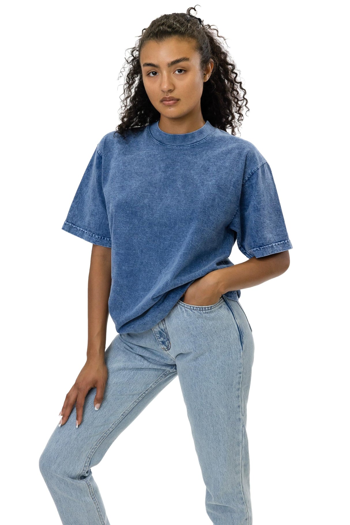 The 1801 Mineral Wash- 6.5oz Garment Dye Crew Neck T-Shirt