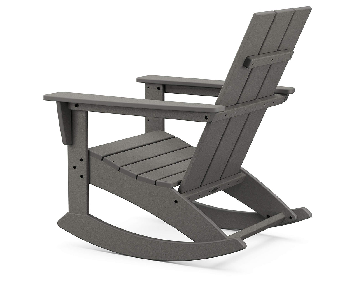 POLYWOOD® Modern Adirondack Rocking Chair, Sand