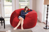 Chill Sack Bean Bag Chair: Giant 6' Memory Foam Furniture Bean Bag - Big Sofa with Soft Micro Fiber Cover, Charcoal