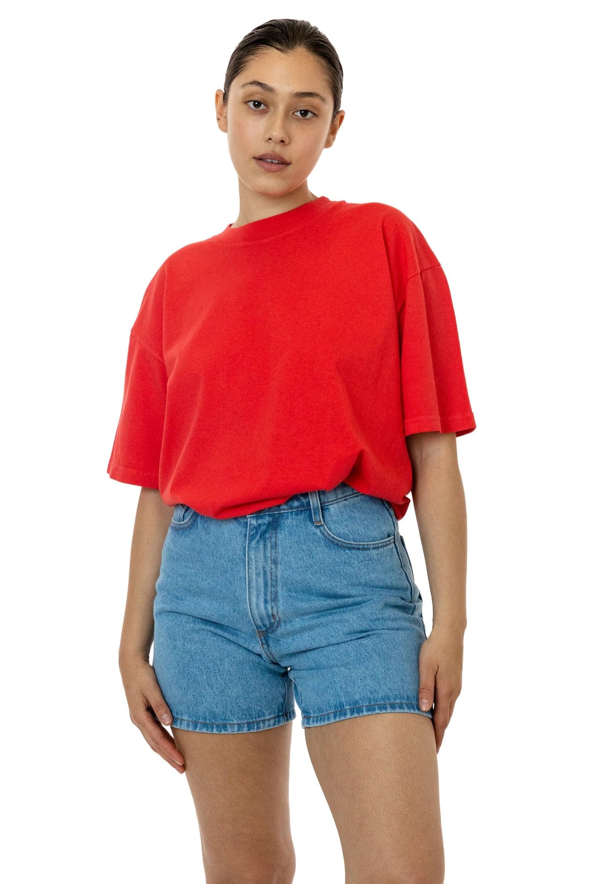 1801 - 6.5oz T-Shirt, Made In USA, Garment-Dyed, Shrink-Free, Relaxed Fit