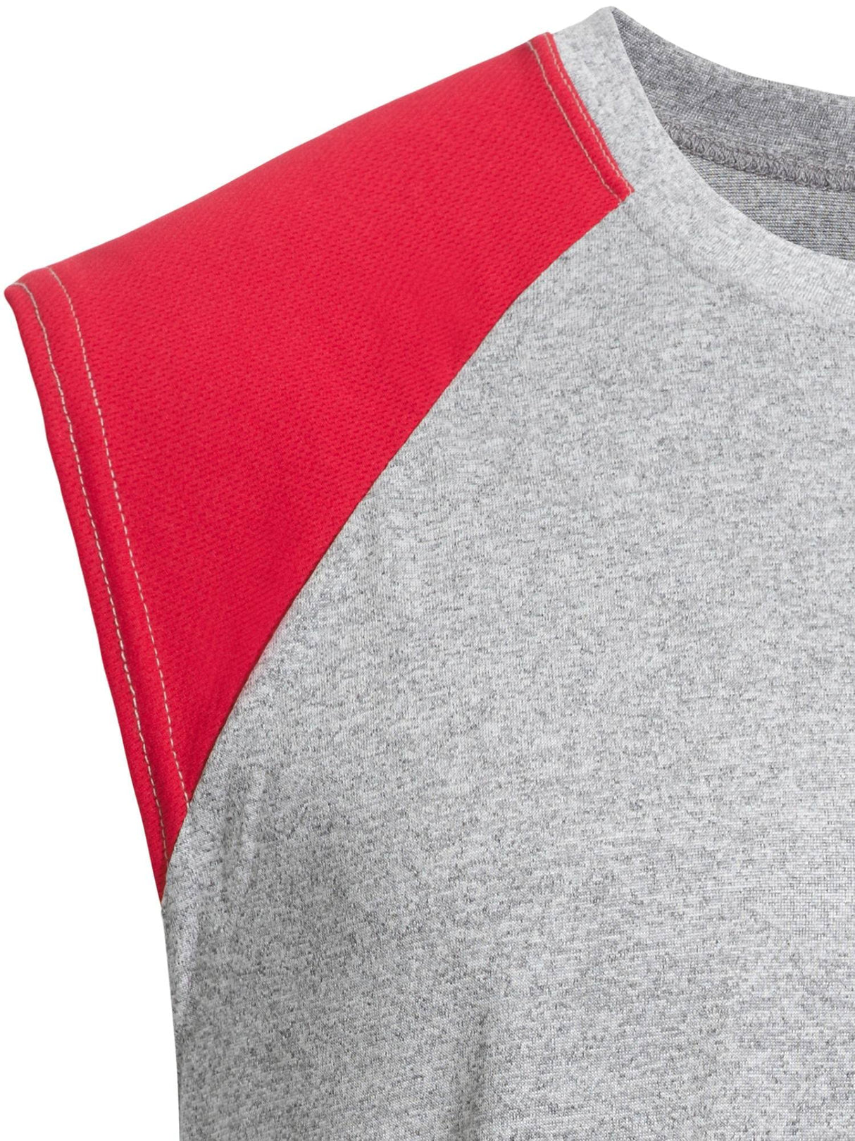 Expert Brand USA-Made Men's Natural-Feel Colorblock Training Tank T-Shirt