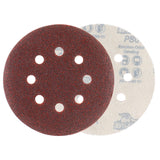 Gator 5" Random Orbit Hook & Loop Red Resin Aluminum Oxide Sanding Discs, 8-Hole, 40 Grit, 50 Pack