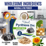 Pyrithione Zinc Soap Bar for Face & Body, 4oz | Medicated 2% ZnP Bar Soap Skin Therapy Cleanser for Acne, Rosacea, Eczema, Dermatitis, Psoriasis, Itching | Cleansing, Calming Facial Wash Made in USA