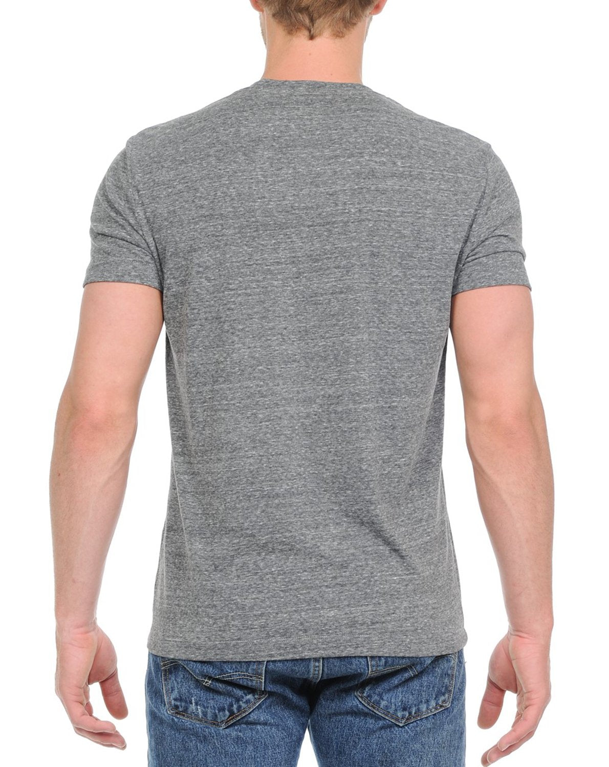 YURO-K Men's Short Sleeve V-Neck T-Shirt Premium Cotton Classic Short Sleeve V-Neck T-Shirt