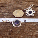 Bottled Up Designs Handmade Bloom Once More Earrings, Recycled Vintage Glass, Sterling Silver, Eco Friendly, Made in USA, Birthday Gifts, Mothers Day, Women, Anniversary (Olive Wine Bottle)