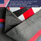 Double Sided Red Trump 2024 Flag 3x5 Made in USA Outdoor Heavy Duty 3 Ply Polyester Trump Take America Back Flag with White Starting Tape and 2 Brass Grommets