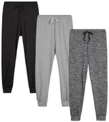 Sweet Hearts Girls' Sweatpants - Super Soft Athletic Performance Joggers: Made in USA (3 Pack)