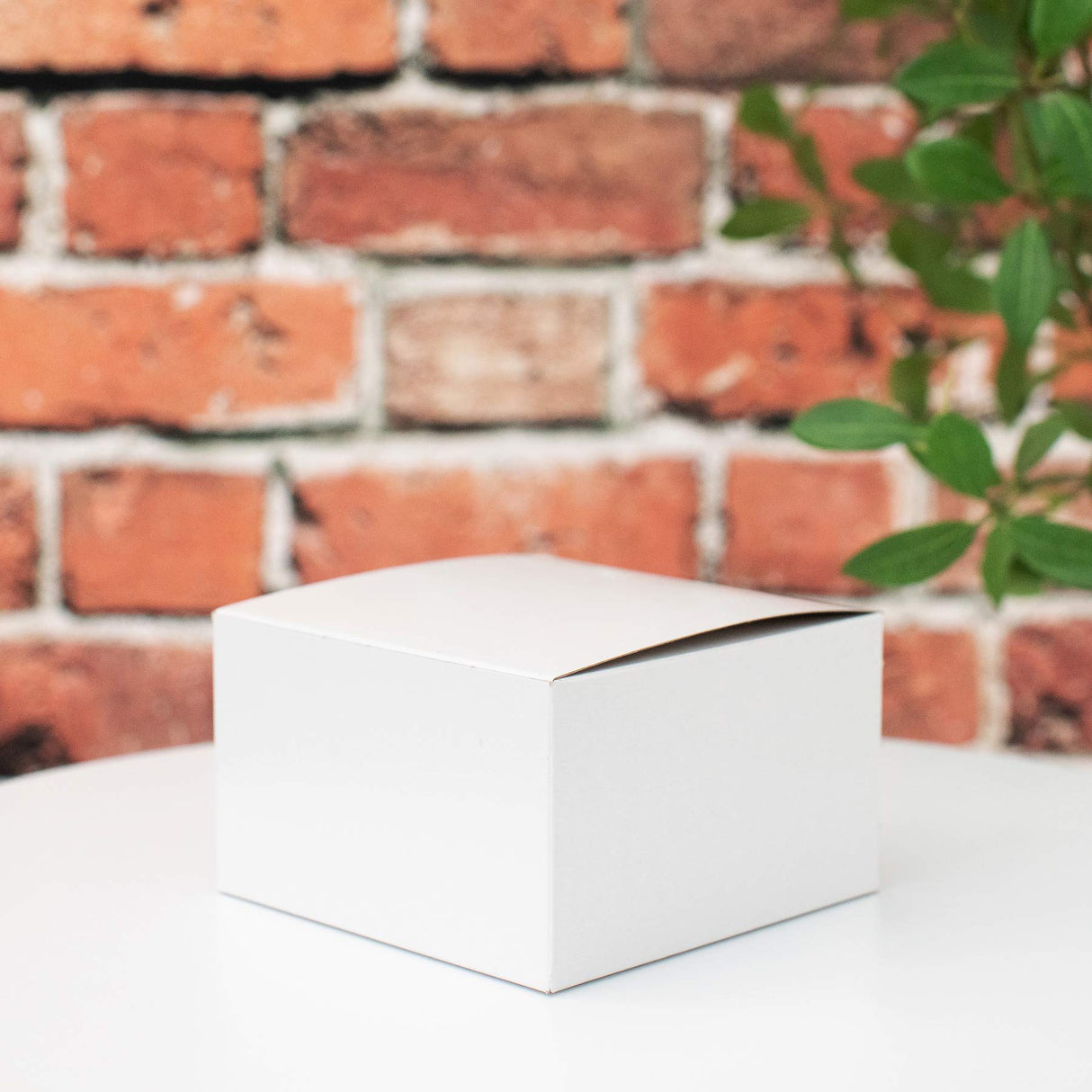 Made in USA 10-Count Recycled Brown Kraft Gift Boxes (5" X 5" X 3") with Tuck Lids for Weddings, Crafting and Baking Packaging Needs