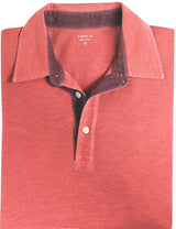 YURO-K Premium Cotton Slub Jersey Short Sleeve Men's Polo T-Shirt with Side Slit Small - XX