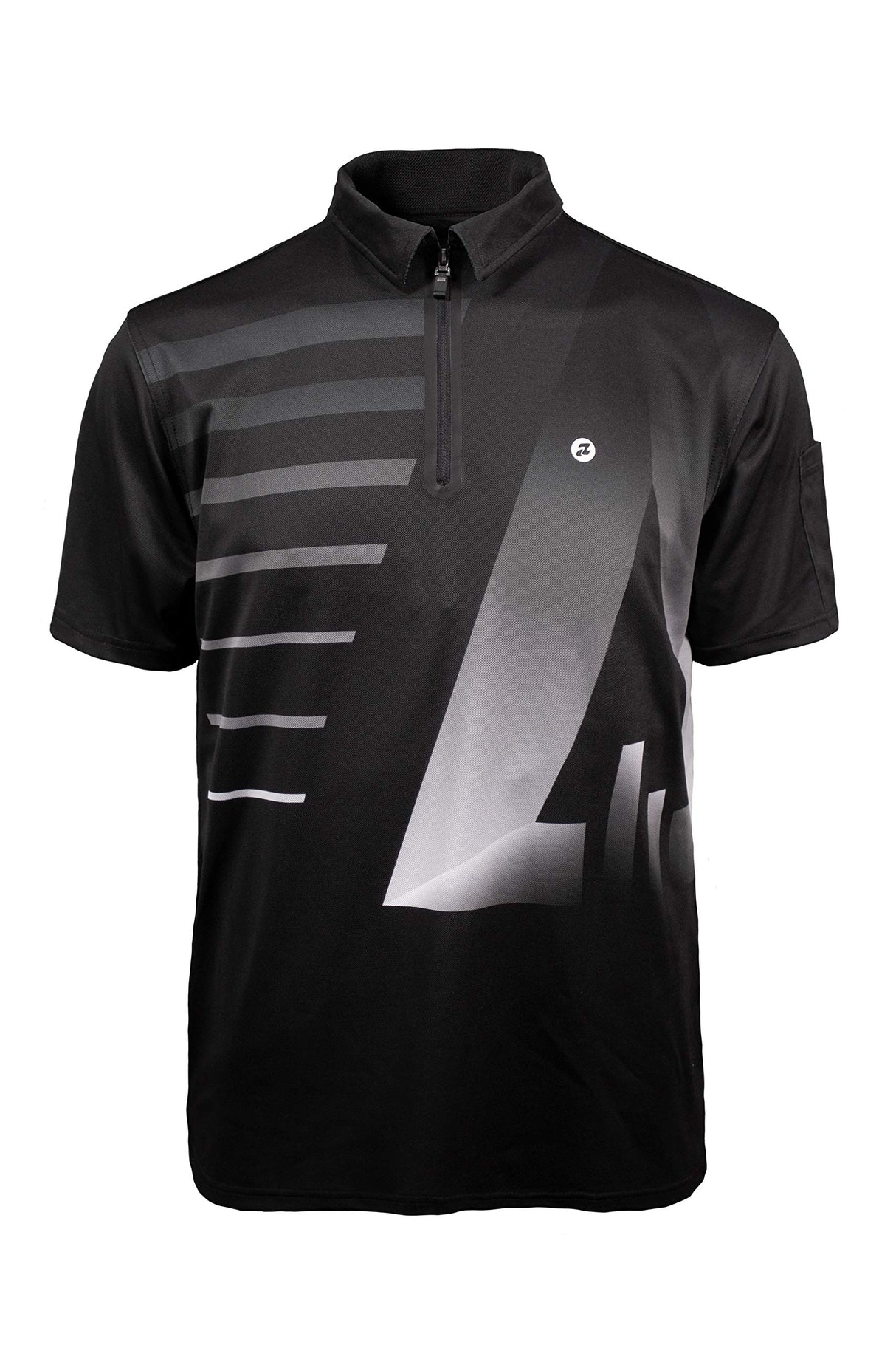 Akwa Men's 1/4 Zip Dry Wicking Pique Polo Made in USA