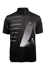 Akwa Men's 1/4 Zip Dry Wicking Pique Polo Made in USA