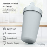 Re-Play Made in USA 10 Oz. Sippy Cups for Toddlers, Pack of 4 - Reusable Spill Proof Cups for Kids, Dishwasher/Microwave Safe - Hard Spout Sippy Cups for Toddlers 3.13" x 6.25", Desert Roses