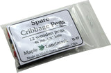 Maple Landmark Spare Wood Cribbage Pegs, 12 pc. - Made in The USA