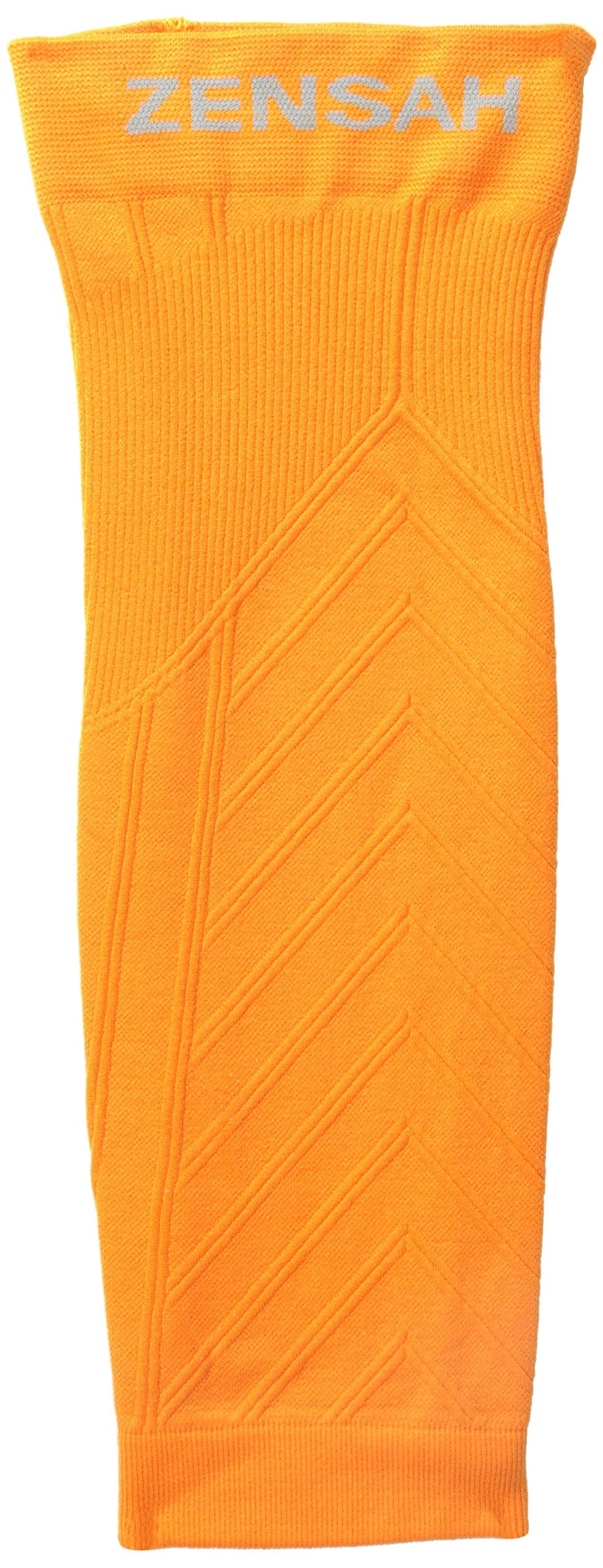 Zensah Calf/Shin Compression Sleeve - Made in the USA Single Leg Compression Sleeve for Shin Splint Relief, Recovery, Running