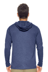 Expert Brand USA-Made Men's Activewear Performance Heather Style Hoodie