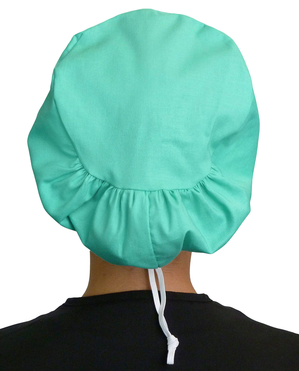 Sparkling EARTH Riley Medical Scrub Caps with Flat Front and Roomy Back - Adjustable Cord Lock Closure - Made in The USA!