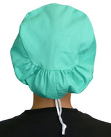 Sparkling EARTH Riley Medical Scrub Caps with Flat Front and Roomy Back - Adjustable Cord Lock Closure - Made in The USA!