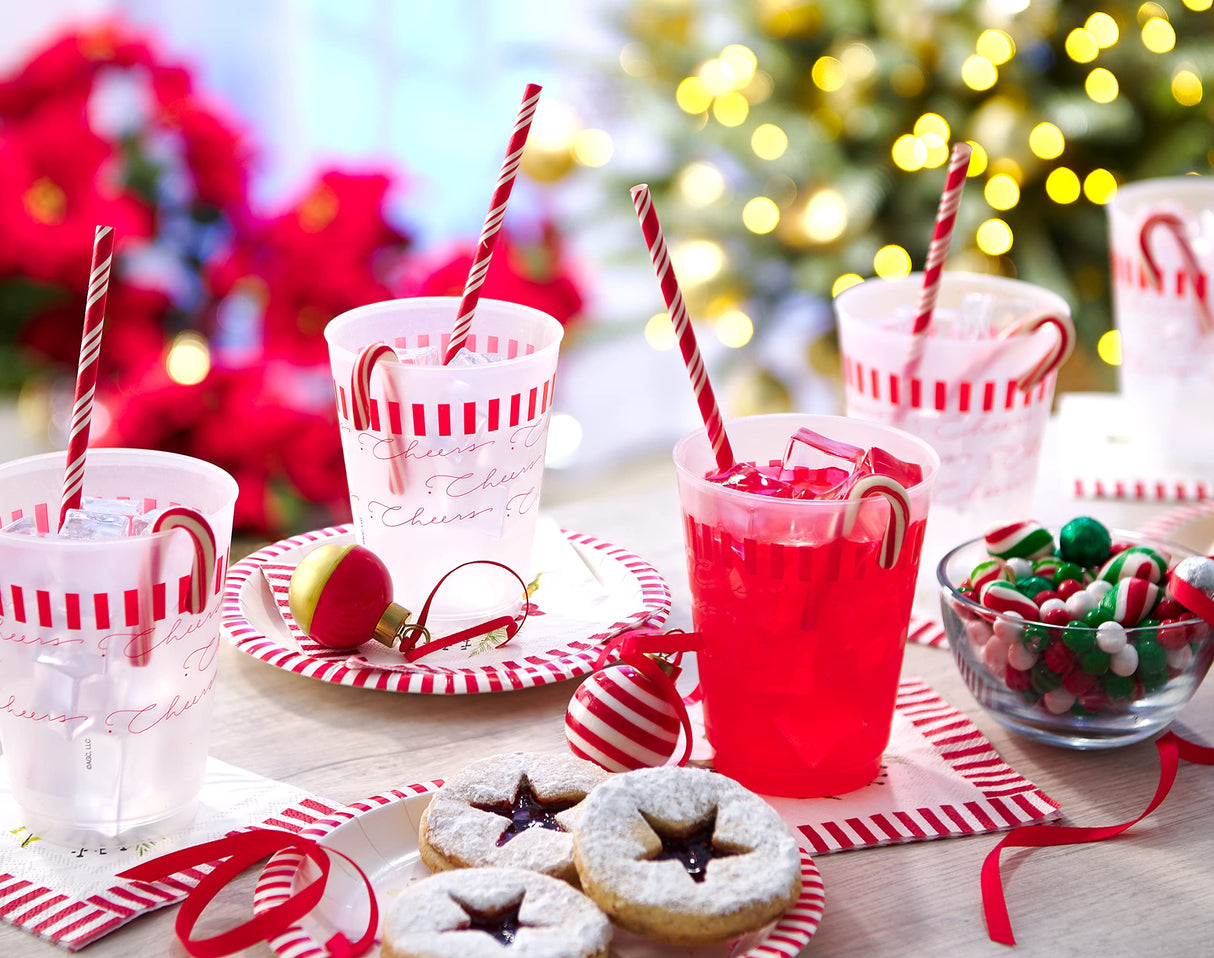 American Greetings 36-Count 7 in. Dessert Plates by Kathy Davis, Christmas Party Supplies