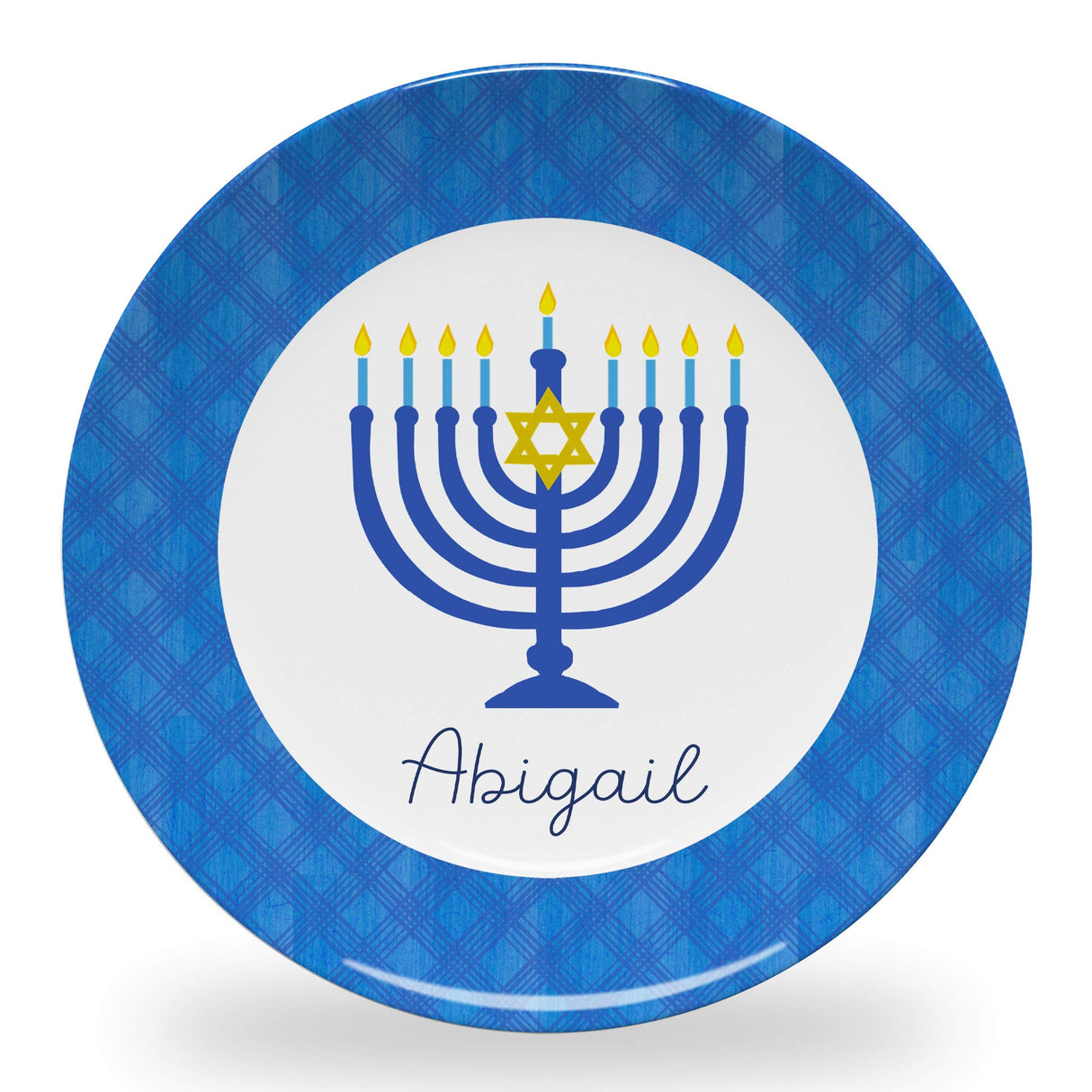 Tiny Expressions - Personalized Holiday Plates for Kids with Customized Name | BPA Free | Dishwasher Safe | Made in the USA (Christmas Plate)