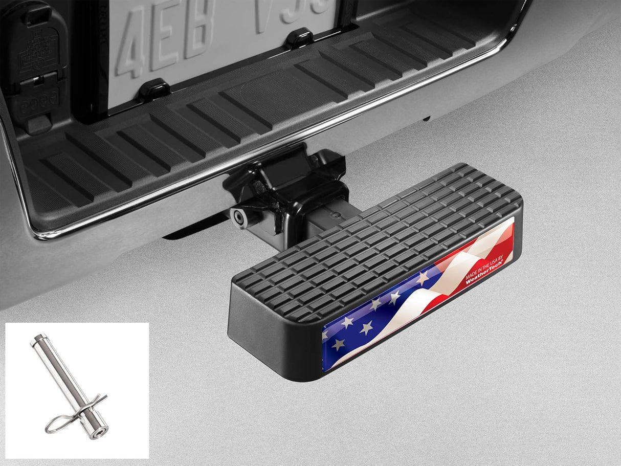 WeatherTech BumpStep USA with Stainless Steel Hitch Pin 8ABS2WHP6