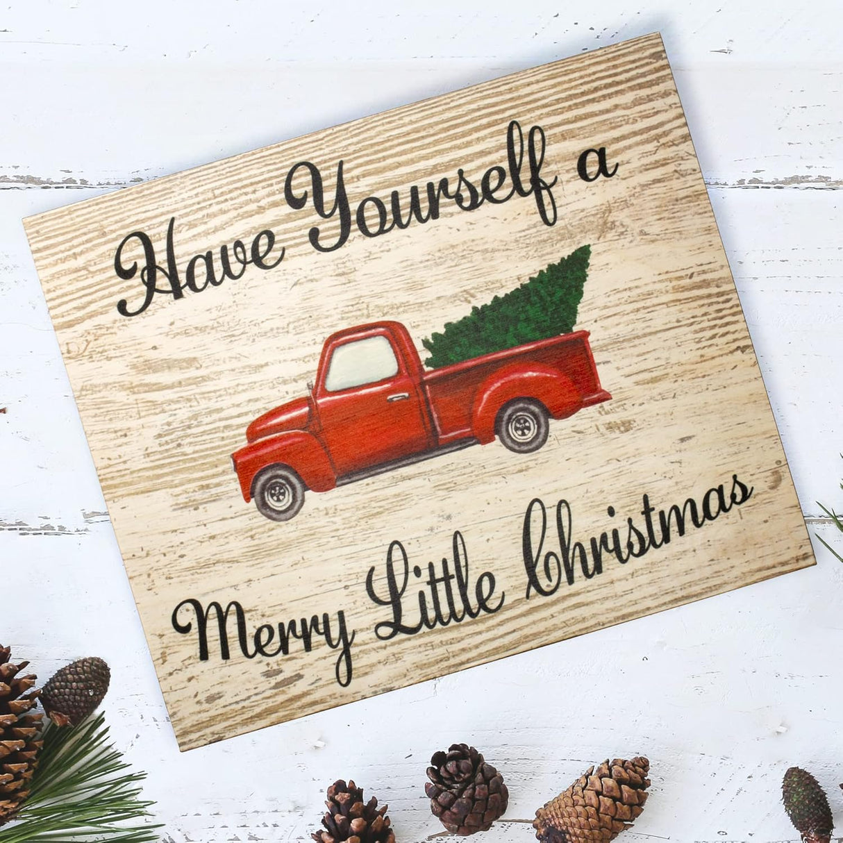 Christmas Decorations, Have Yourself a Merry Little Christmas Wooden Sign, Christmas Wall Decor, Farmhouse Christmas, Made in USA