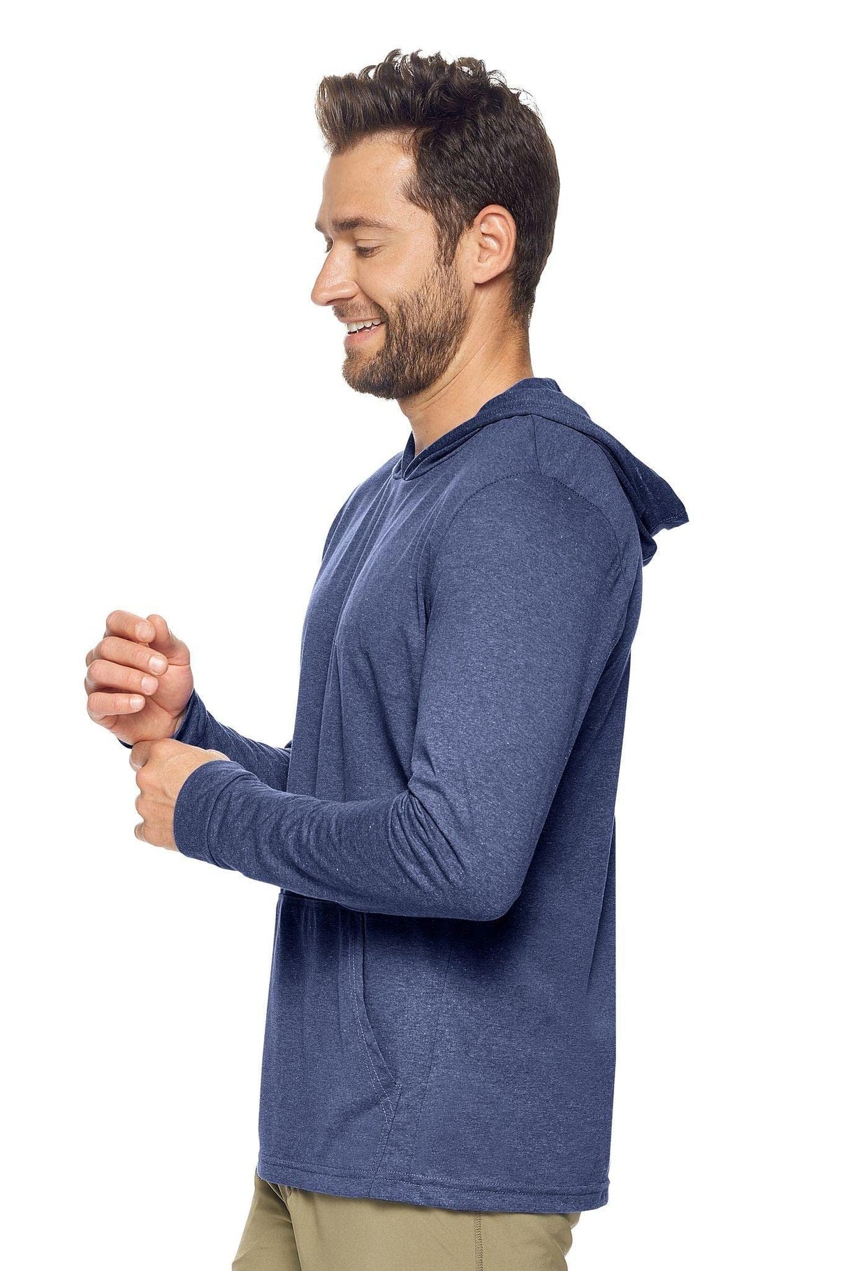 Expert Brand USA-Made Men's Activewear Performance Heather Style Hoodie