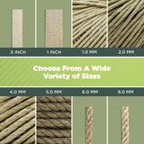 Bean Products Hemp Twine - High Tensile Strength and Durable - Made with 100% Hemp - Perfect for Jewelry, Arts & Crafts, Decoration, Cooking - 0.5MM, 50G/328 Ft. - 8 lb. Test Strength - Natural